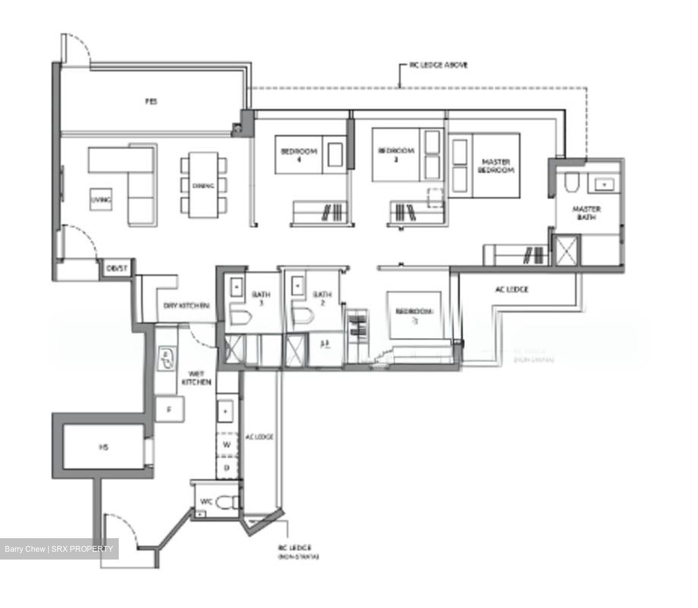The LakeGarden Residences (D22), Condominium #567532421